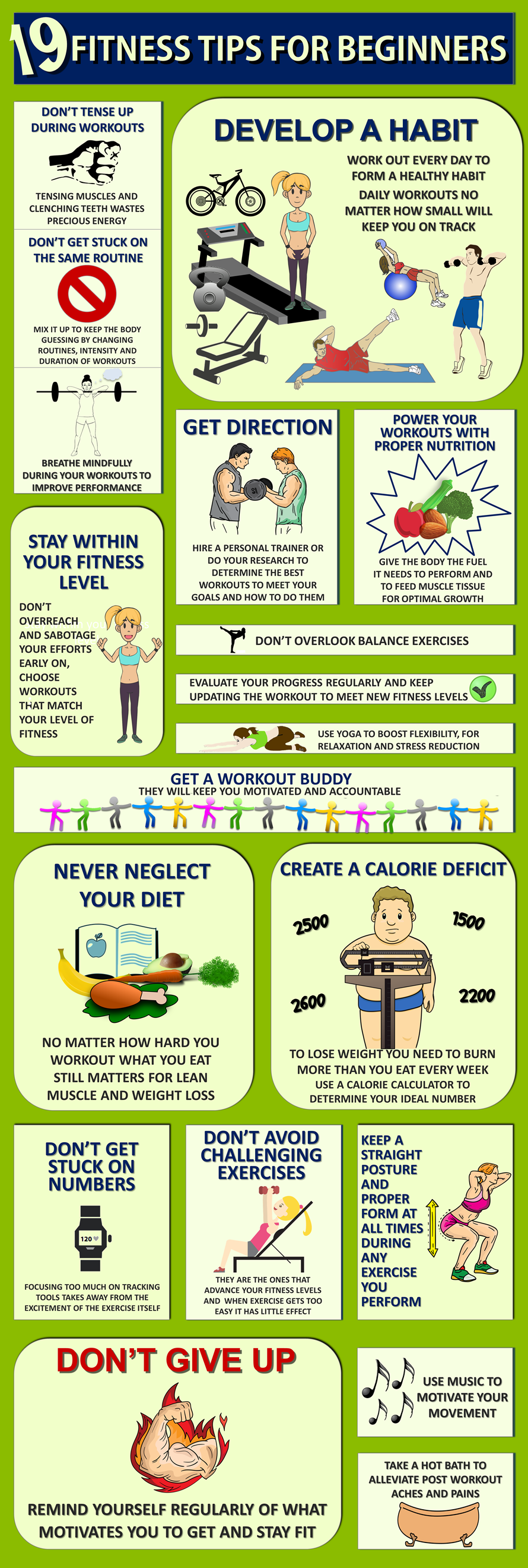 19 Fitness Tips for Beginners