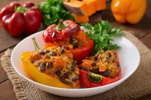 Stuffed Peppers Vegetarian Style